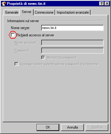 Scheda server